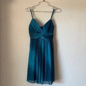 Sparkly gradient blue dress